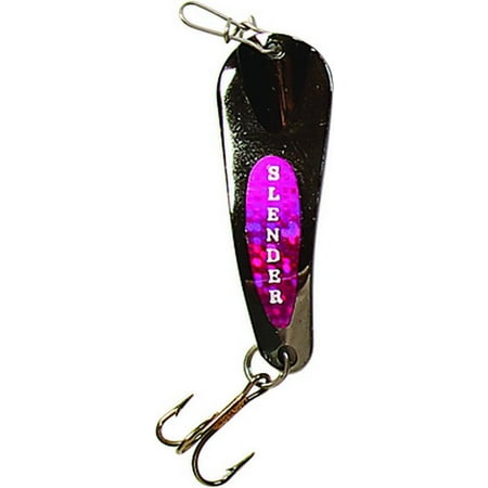 Custom Jigs SL116-P-304 1/16-Ounce Slender Spoon Black/Purple