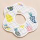 thumbnail image 3 of Baby Bandana Drool Babero 360° para niños y niñas 100% algodón absorbente Babero orgánico para babeo y dentición Ormromra LRWJ532-3, 3 of 8