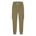 thumbnail image 5 of Havenre Corduroy Cargo Sweatpants for Men Big and Tall Regular Fit Casual Drawstring Elastic Waist Baggy Fleece Jogger Sweat Pants Loose Comfy Trousers with Multi-Pockets Khaki XXXL, 5 of 8
