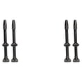 thumbnail image 1 of Soidarity 2 piezas bicicleta 60mm neumático sin cámara válvula recta vástago montaña aleación de aluminio válvulas de neumático Negro 2piezas, 1 of 6