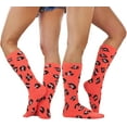 thumbnail image 6 of ToBeInStyle Women's Pack of 6 Soft & Cozy Fuzzy Fleece Plush Knee High Socks - Leopard Print - One Size, 6 of 7