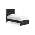thumbnail image 3 of Signature Design by Ashley Belachime Kids Twin Panel Bed, Charcoal, 3 of 10