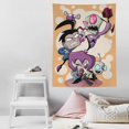 thumbnail image 5 of Invader Zim Dib Gaz Tapestry Luxury Wall Hanging Tapestries Decoration For Living Room Bedroom Dormitory Mural Blanket Wall Art Tapestry, 5 of 8