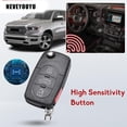 thumbnail image 5 of Key Fob Replacement for Audi A4 A6 A8 S4 S6 S8 TT RS6 Cabriolet 1997-2005 - Keyless Entry Remote Control Car Flip Key Fobs (MYT8Z0837231,4D0837231E, 4D0837231P), 5 of 9
