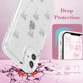 thumbnail image 4 of for iPhone 11 Case, Bling Glitter 3D Bow Design Clear Soft Sparkly Protective Case for iPhone 11 6.1" 2019, 4 of 7