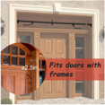 thumbnail image 5 of Garland Hanger for Door Frame,Garland Hanger,Adjustable,No Drill Reusable Front Door Garland Holder Hook for Christmas, Wreaths, String Lights,2,Fits 71''-81'' Doors, 5 of 8