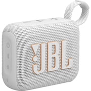 Restored JBL Go 4 - Ultra-Portable Bluetooth Speaker - White