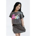 thumbnail image 2 of Barbie Toddler Girls' 2-Piece Tee and Skirt Set Optic Wash Grey, 2 of 6