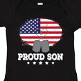 thumbnail image 4 of Inktastic Military Proud Son US Flag Boys or Girls Baby Bodysuit, 4 of 5