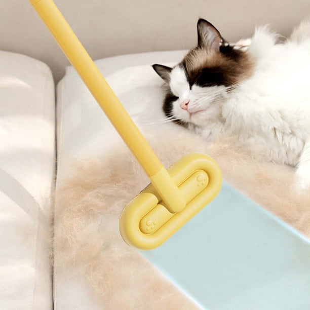 Cepillo para quitar el pelo de mascotas, cepillo para gatos, cepillo de doble cara para el hogar, limpiador de pelo de gatos, removedor de pelo de alfombras, raspador de pelo, cepillo de plástico
