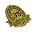 thumbnail image 2 of PinMart's 35 Year of Service Award Lapel Pin - 10 Pack, 2 of 3