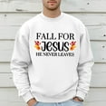 thumbnail image 2 of Ediodpoh Men's Hoodless Sweatshirt Fashion Plus Size Pullover for Thanksgiving Fall Oversized Holiday Logo Print Tops Hop Style Comfortable Sweatshirts Men Sweatshirts White XL, 2 of 5