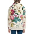 thumbnail image 4 of Kll Unisex Kids Boys Girls Hooded Pocket Pullover Hoodies-Bird Butterfly Rose, 4 of 9