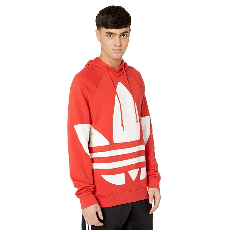 adidas Originals Big Trefoil Hoodie Lush Red | Sweatshirts