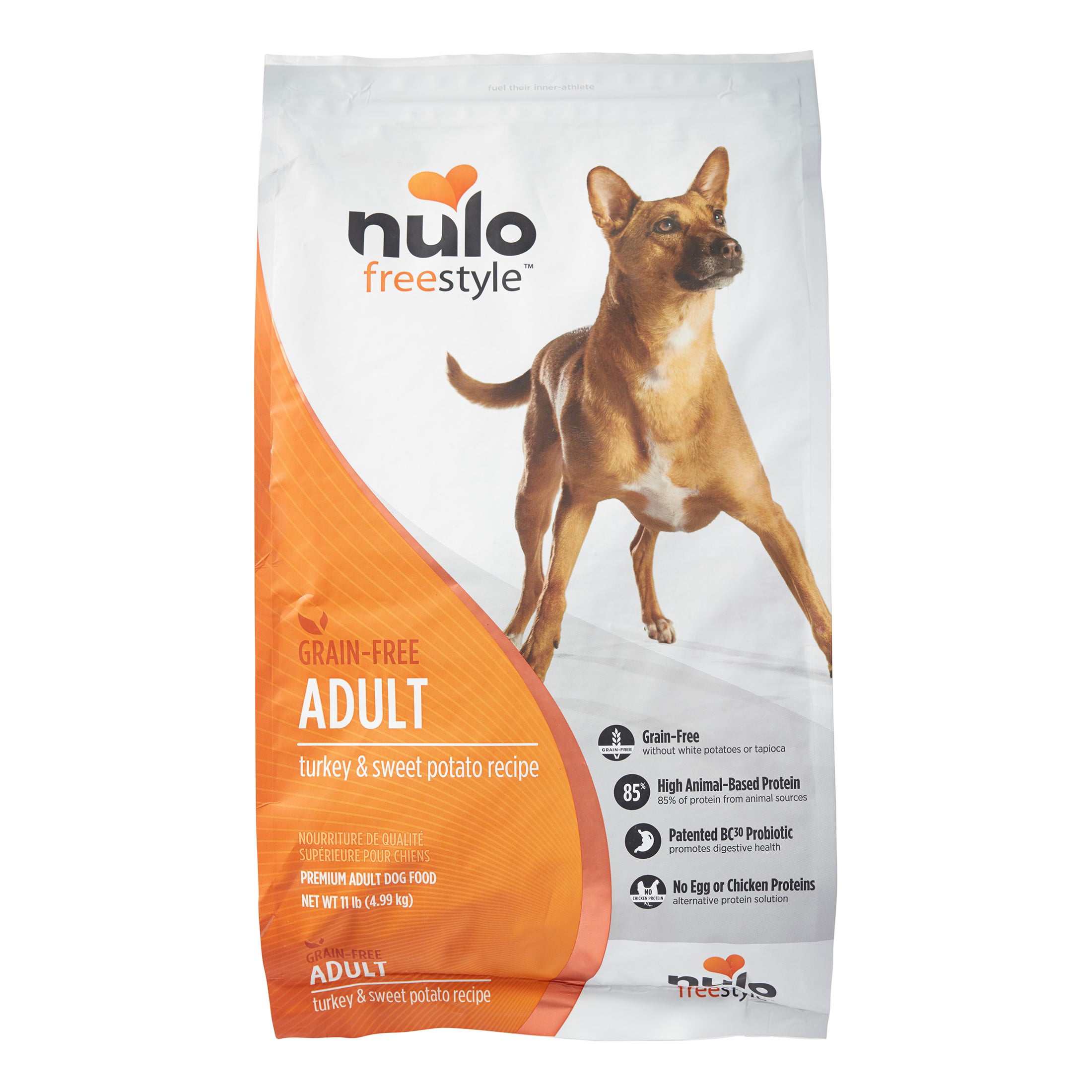 Nulo Freestyle Grain-Free Turkey & Sweet Potato Dry Dog Food, 11 Lb
