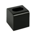 thumbnail image 1 of Yuarrent El plástico organiza pañuelos con un recipiente para servilletas resistente y duradero hecho con una caja de pañuelos de plástico Almacenamiento y organización del hogar negro 2, 1 of 6