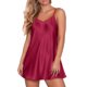 thumbnail image 1 of Vestido de lencería Sexy para mujer, bata de seda de encaje, camisón suelto sólido, ropa de dormir, 8 colores qym unisex, 1 of 2