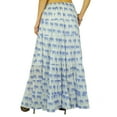 thumbnail image 4 of Beach Maxi Phagun Wear Skirt Long Boho Hippie Clothing Maxi Skirt, 4 of 5
