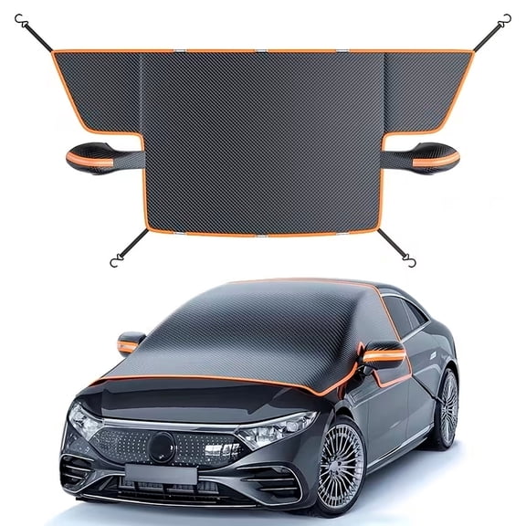 NUAN Car Window Cover, 102x45in Windshield Sun Shade, UV and Water Proof Fits Cars, SUVs, Trucks