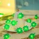 thumbnail image 4 of Guirnalda de luces LED decorativas para el Día de San Patricio con tréboles verdes, 20 LED, USB, 6,5 pies, 4 of 8