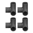 thumbnail image 1 of 10PCS PVC Plastic Right Angle Tee Corner Connector with 20mm Inner Diameter, 90 Degree Elbow Design for Water Pipes, Greenhouse, Tents, 1 of 7