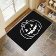 thumbnail image 4 of Evil Pumpkin Ghost Doormat,Durable Absorbent Happy Halloween Low-Profile Door Mat 17x30 Inch Door Mats for Bedroom Living Room, 4 of 6