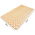 thumbnail image 6 of Naierhg Bath Mat Non-Slip Shower Carpet with Drainage Holes Strong Suction Cups Design Bathroom Mat for Home Green, 6 of 8