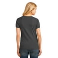 thumbnail image 2 of Port & Company Ladies V-Neck T-Shirt Charcoal, 2 of 2