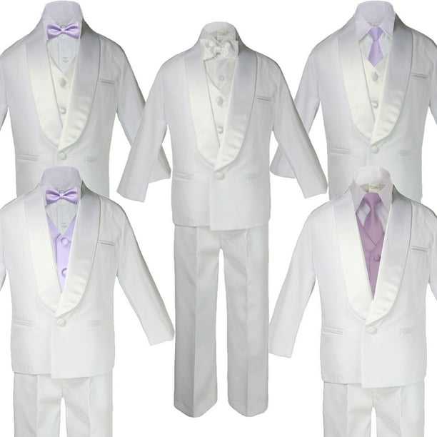 White and 2025 lavender tuxedo