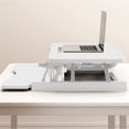 thumbnail image 7 of Leumius 32" Desk Converter,Home Office Height Adjustable Standing Desk Converter,Dual Monitor and Laptop Workstation with Wide Keyboard Tray,, 7 of 7