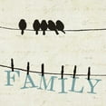 thumbnail image 2 of Pela Studio 26x26 White Modern Wood Framed Museum Art Print Titled - Bird Talk IV, 2 of 4