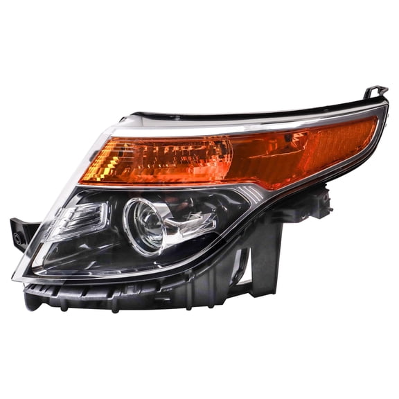 TRQ Left Headlight Assembly Fits 2011-2015 Ford Explorer