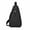 Black, variant on LHNFT Small Sling Bag for Theme Park Adjustable Shoulder Couple Crossbody Pack 2026 Zip Up Outdoors Fashion Streetwear