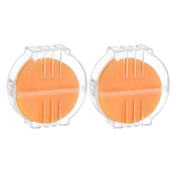 Uxcell 2 Pack Beeswax Thread Conditioners Thread Wax Block with Plastic Box for Quilting Sewing, Golden