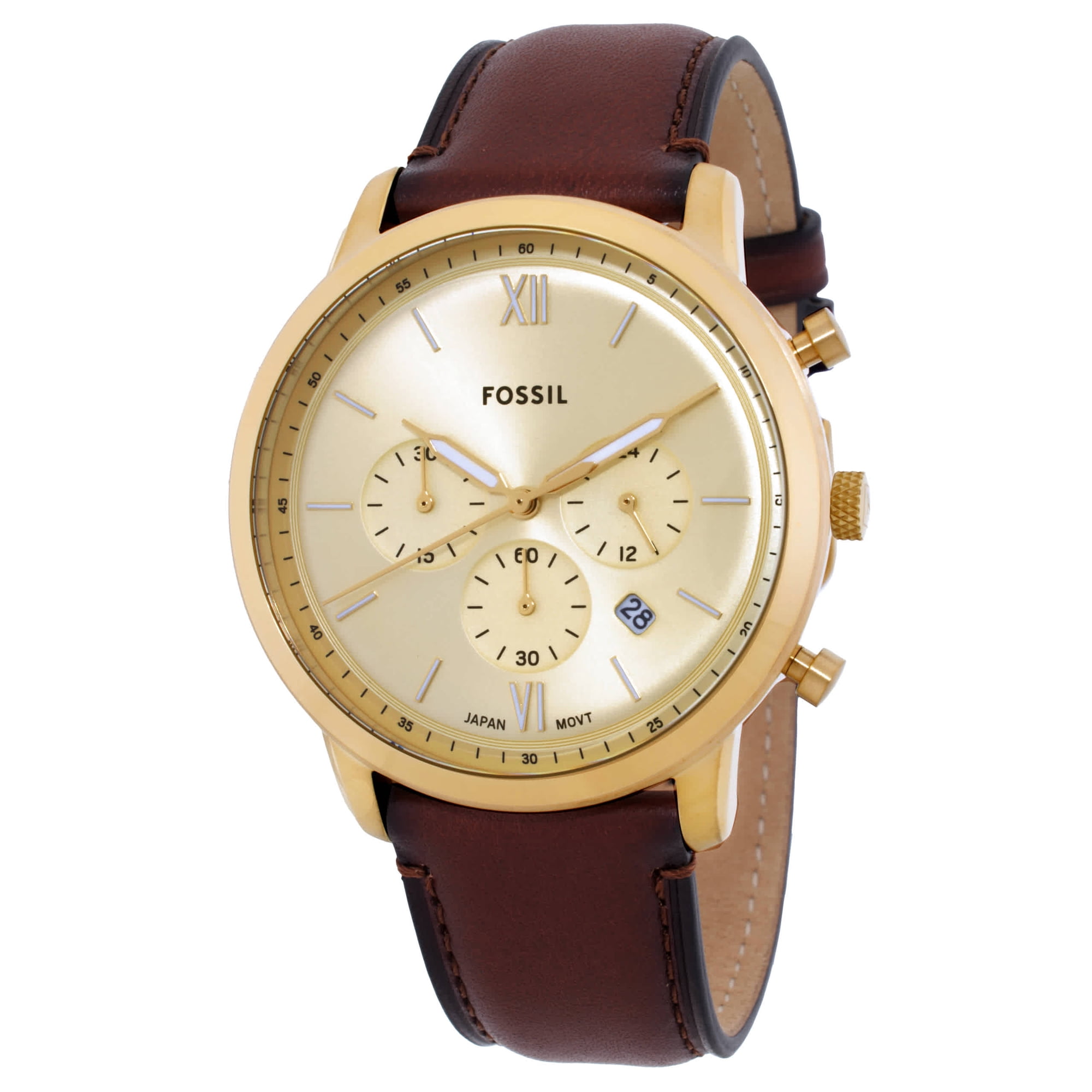 Fossil Neutra Chronograph Quartz Gold Dial Men's Watch FS6113
