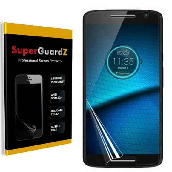 [8-Pack] For Motorola DROID Maxx 2 (2015 Release, For Verizon) - SuperGuardZ Ultra Clear Screen Protector, Anti-Scratch, Anti-Bubble