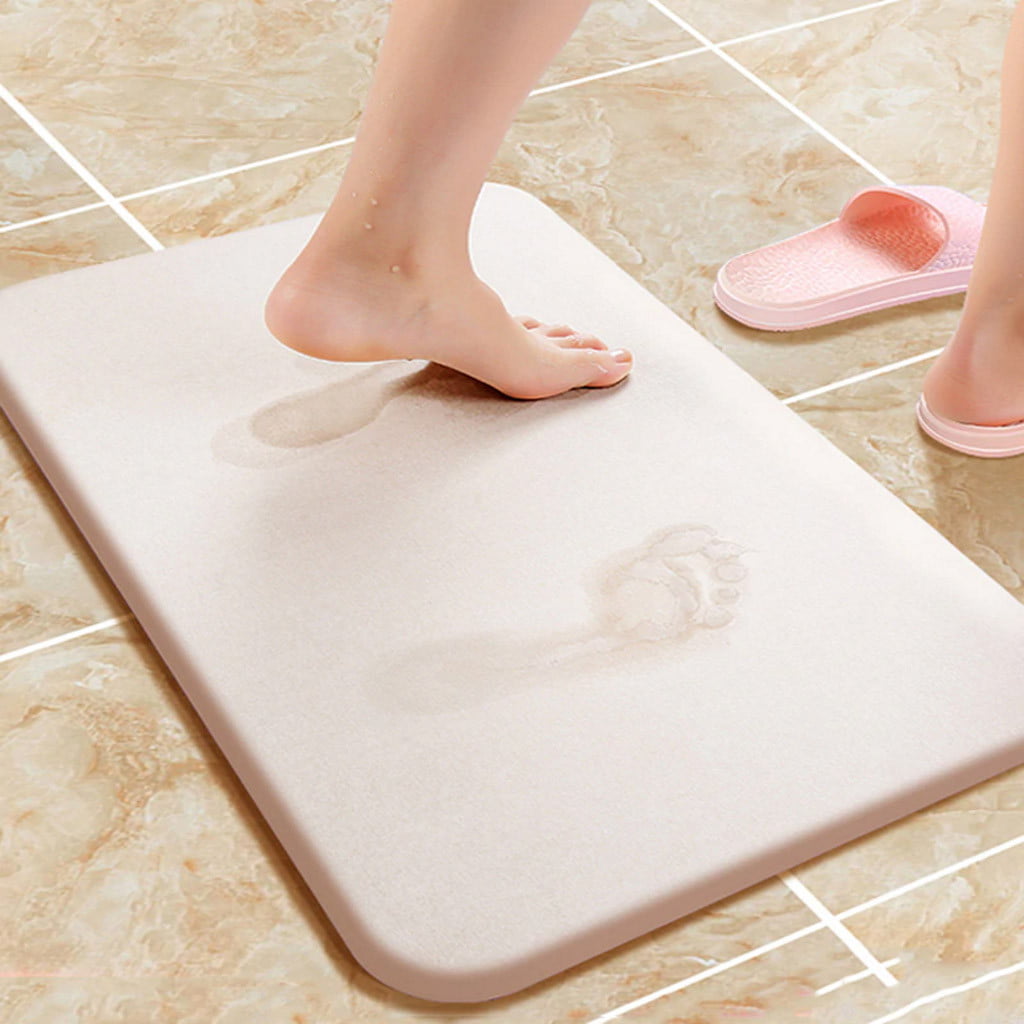 Anti-Slip Absorbent Fast Drying Ultra Absorbent Mat Home Bathroom Door Mat HOT 