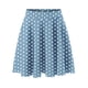 thumbnail image 1 of Minifalda clásica con cintura elástica para mujer: falda elegante y casual de corte A, 95 % poliéster, tallas reales, para todas las estaciones - S-XXL, 1 of 6