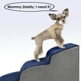 thumbnail image 3 of Dog Stairs for High Beds 3-Steps, Dog Steps for Small Dogs and Couch, Pet Stairs for Small Dogs and Cats, and High Bed Climbing, Non-Slip Dog Indoor Step, 3 of 7