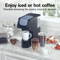 thumbnail image 3 of Hamilton Beach FlexBrew Single Serve Coffee Maker, Iced & Hot Coffee Brewer with Removable 50 oz Water Reservoir, Black, 3 of 9