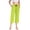 Lime-pink Polka Dots, variant on Women's Cropped Pajama Pants Wide-leg Summer Sleep Pants with Pockets Loose Fit Comfy Pj Pants ,Lavender Stripes Print S