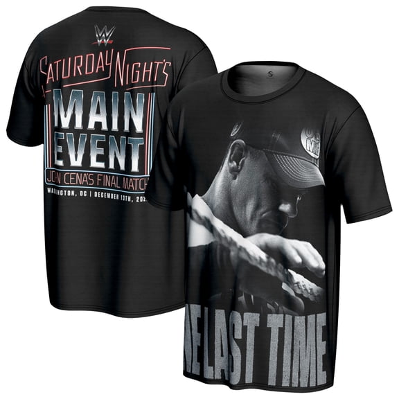 Youth  ProSphere Black John Cena Final Match One Last Time T-Shirt