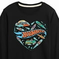 thumbnail image 3 of Hot Wheels - Surfing Mix In A Heart - Toddler & Youth Long Sleeve Graphic T-Shirt, 3 of 5