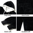 thumbnail image 4 of Sudadera con capucha portátil para mujeres adultas, color negro carbón, 4 of 6