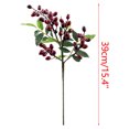 thumbnail image 3 of JeashCHAT Olive Branches Artificial Plants Greenery Stems Olive Leaves Fake Fruits Silk Plants for Home Office Wedding Party Decor, 3 of 5