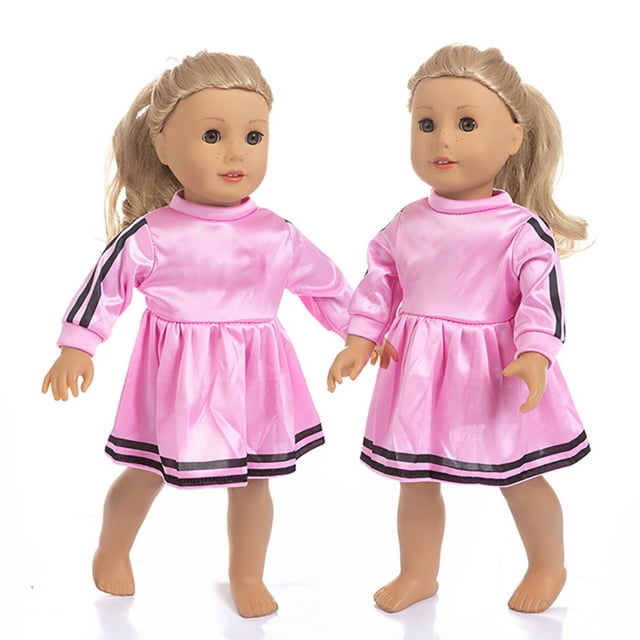 Vêtements de Poupée Adorables Tenues de Sport à la Mode Robe de Sport pour Poupée de 18 Pouces