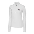 thumbnail image 2 of Women's Cutter & Buck White NC State Wolfpack Traverse Stretch Quarter-Zip Pullover Top, 2 of 3