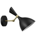 thumbnail image 2 of Modway Declare Modern Metal Adjustable Wall Sconce in Black/Gold, 2 of 7
