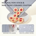 thumbnail image 2 of HONGBAKE Non Toxic Ceramic Cookie Sheets for Baking, 3-piece Non Stick Baking Sheet Pans for Oven, Heavy Duty Aluminized Steel Baking Pans Set with Silicone Handles -Gray, 2 of 8