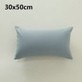 Luxurious Premium Striped Plaid Sofa Cushion Cover in Stunning Blue Red